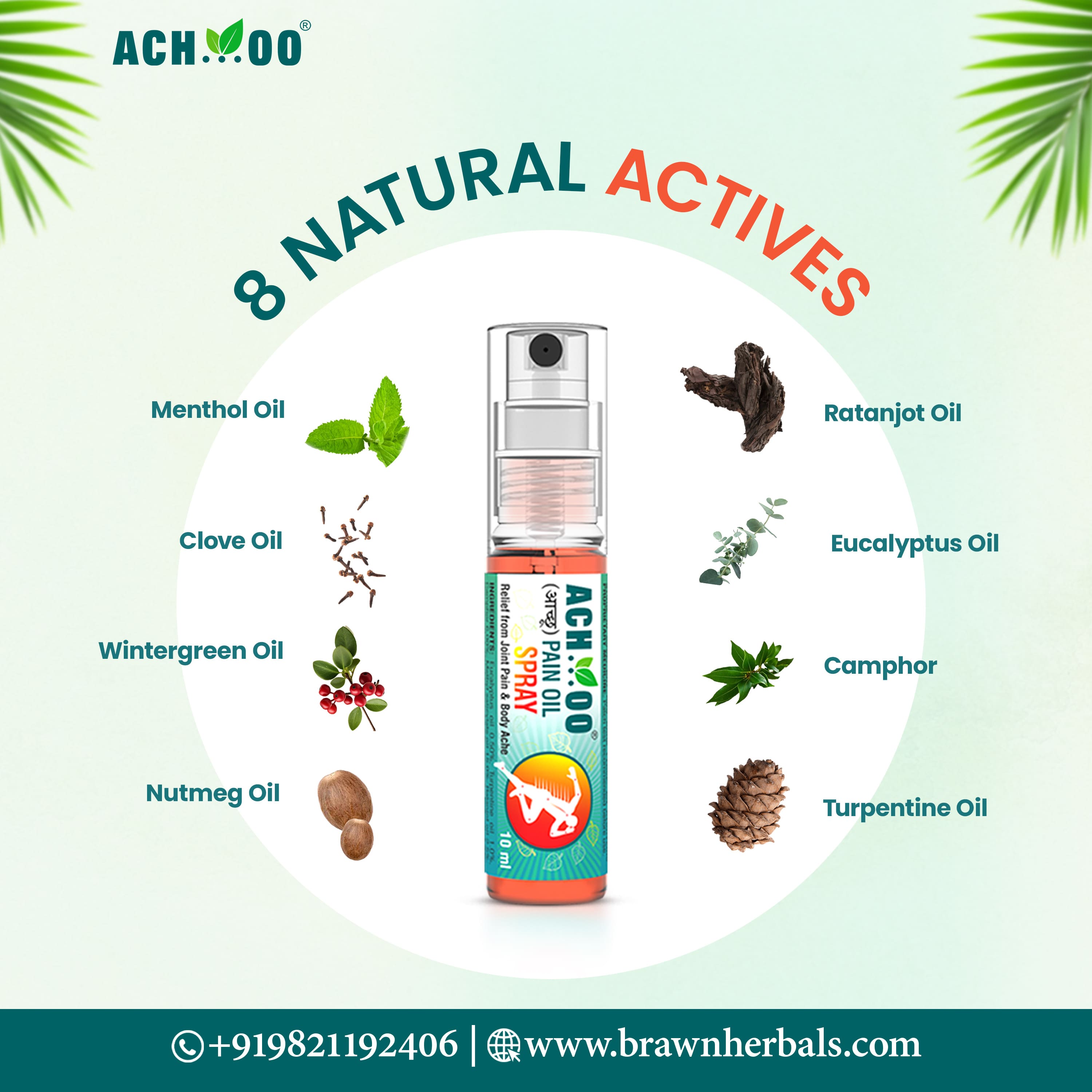 Achoo Back Pain Relief Spray